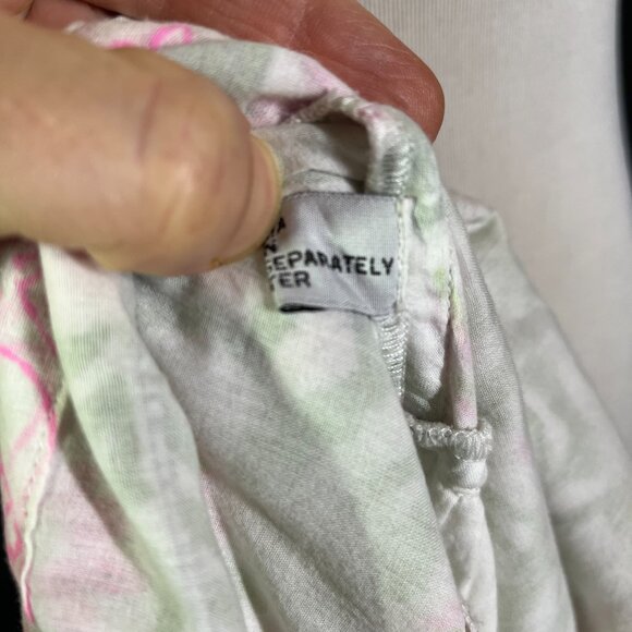 Juliet Dunn Size M? Tie-Shoulder Poppy Dress Button-Front Lined Pockets Cotton - Picture 15 of 16